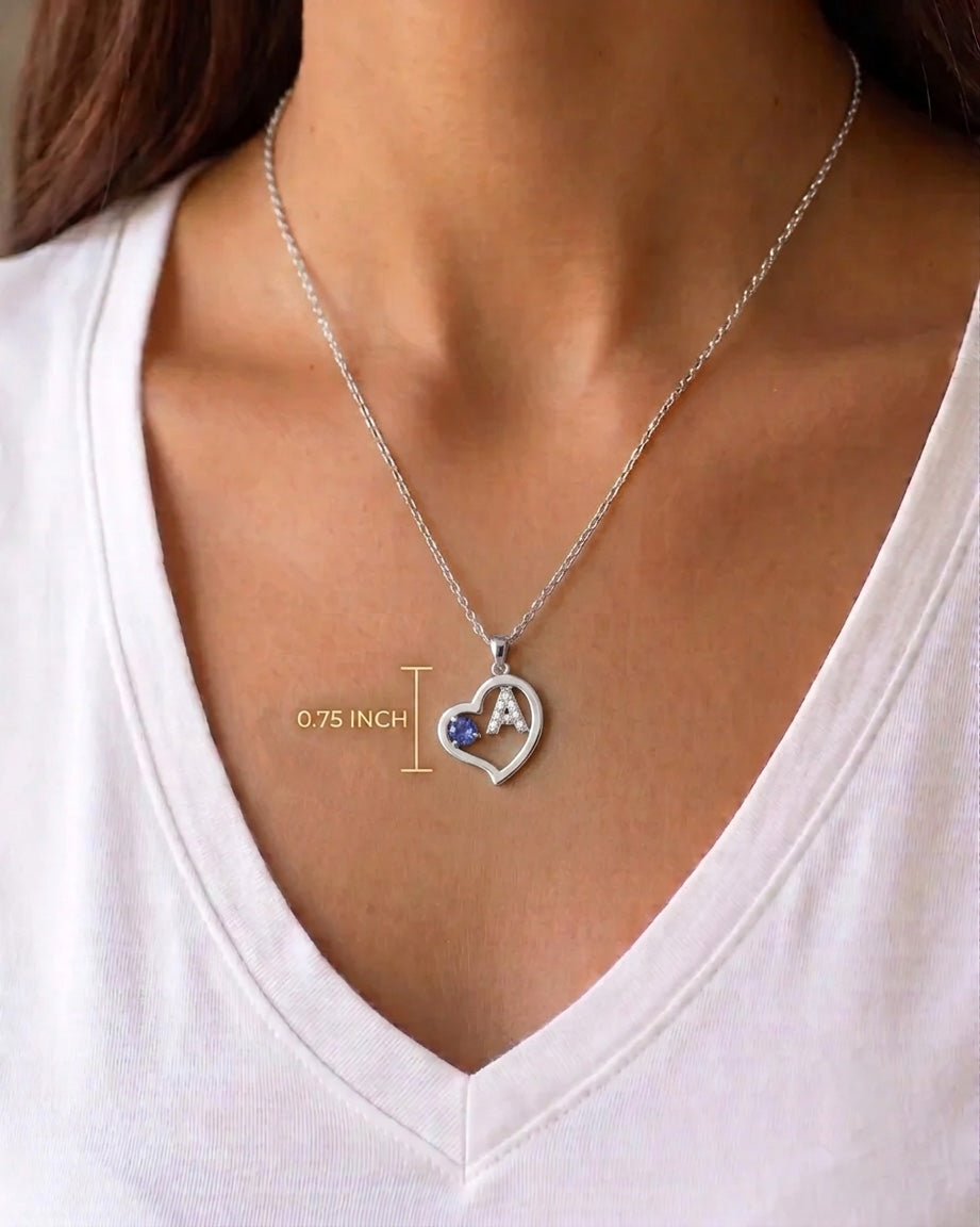 Everyday Heart Pendant Polished or Satin finish