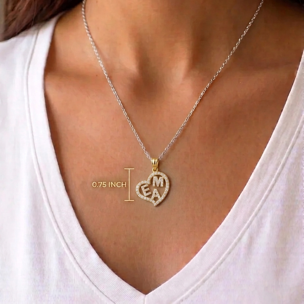 Family Heart Pendant