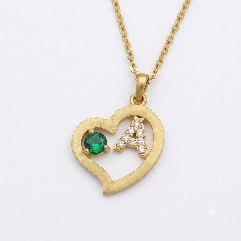 Everyday Heart Pendant Polished or Satin finish