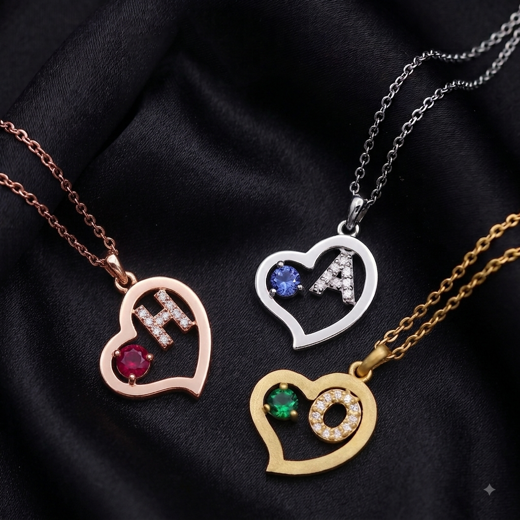 Everyday Heart Pendant Polished or Satin finish